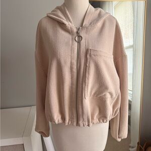 Zara Beige Hooded Sweater
